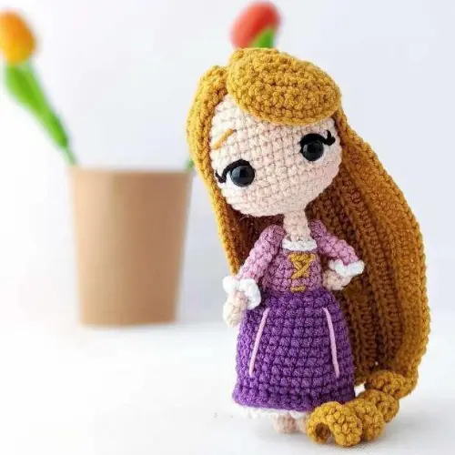 Free Crochet Rapunzel Doll Pattern