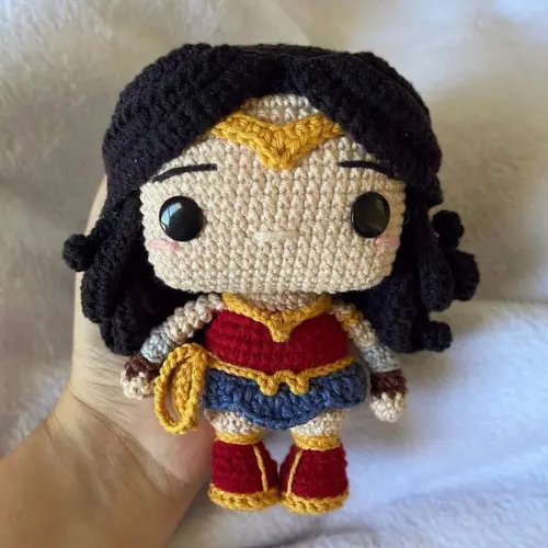 Wonder Woman Doll Free Crochet Pattern